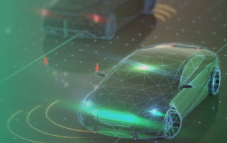 Connected cars - computerized cars on road